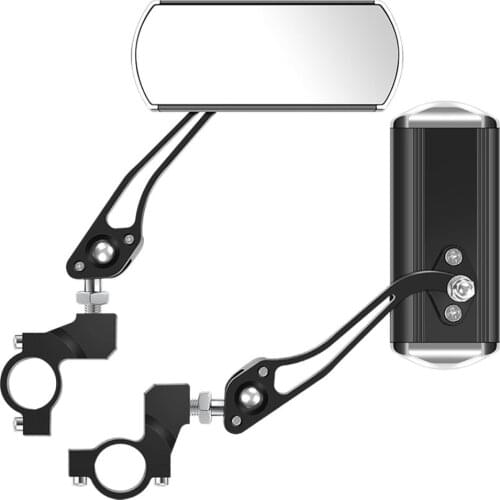 Adjustable Rotatable Bike Rear View Mirror Bicycle Mirror Handlebar Mount Wide Angle Rearview Mirror