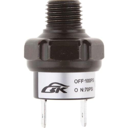 Air Pressure Switch, Air Compressor Pressure Control Switch Valve Heavy Duty for 12 Volt Train Air Horn