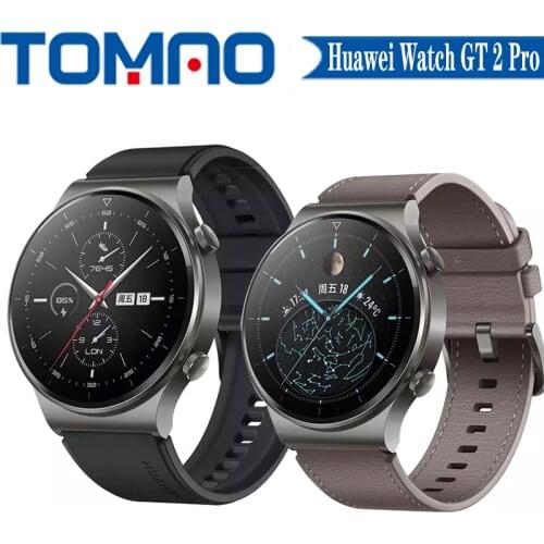 Original Official New Huawei Watch GT 2 Pro SmartWatch Kirin A1Sapphire Watch Dial Fitness Tracker Wireless Charging 455mAh