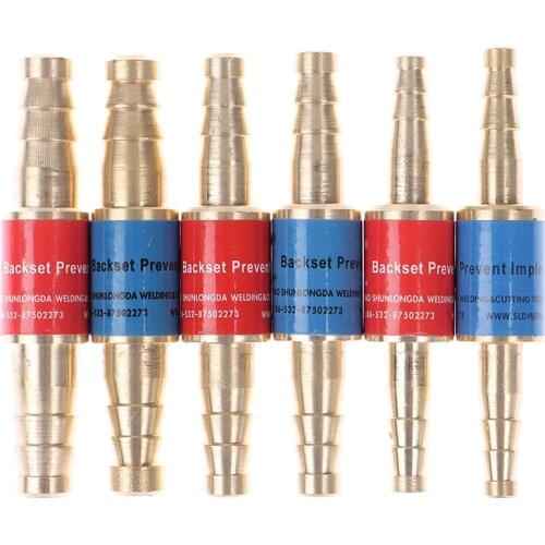 1pc 6mm/8mm/10mm Pipe Flashback Arrestors Of Acetylene & Oxygen Fuel Check Safety Valve