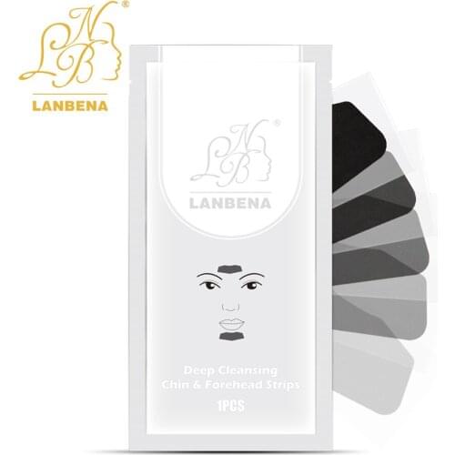 Korea Blackhead Remover Nose Black Strip Face Care Mud Acne Treatment Peel Off Nose Mask Pore Strip Nose Skin Care 10pcs