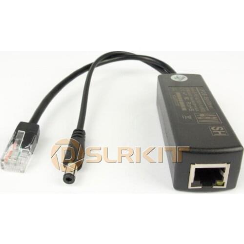 12PCS DSLRKIT Active PoE Splitter Power Over Ethernet 48V to 12V 1A-2A IEEE802.3af Standard type