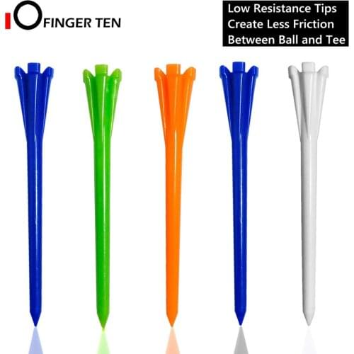 60 Pcs 83mm Unbreakable Golf Tees Plastic Reduce Friction Side Spin Tee 3 1/4 inch Ball Holder for Men Women