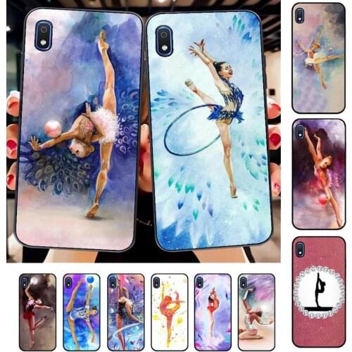 Love Gymnastics Oil Painting Phone Case for Samsung A51 01 50 71 21S 70 31 40 30 10 20 S E 11 91 A7 A8 2018
