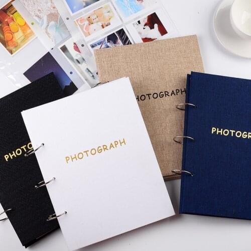 Large Capacity Photo Album for photos 10x15 Loose Leaf 3 Ring Binder Book for 3 Inch 5 Inch 6 Inch 7inch Tickets