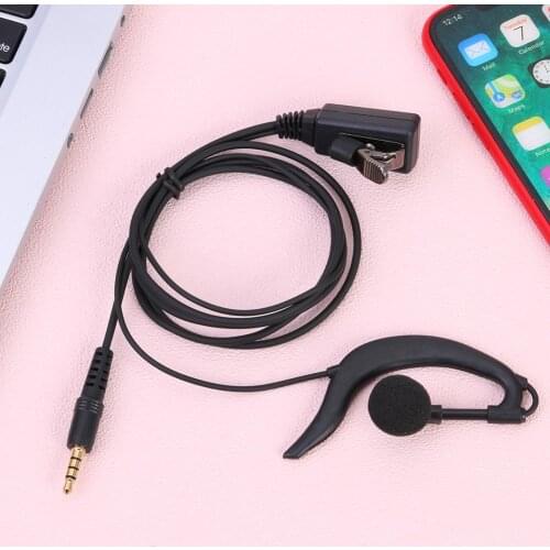 3.5mm 1.2m Headset G Type PTT Earbuds Earpiece Earhook for Xiaomi Mijia 1S Radio PU Wire Better Than Similar PVC Wire