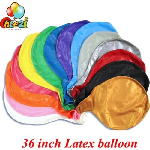 1 Pcs 36 inch latex balloon High quality 25g Helium balloons Birthday Wedding party decoration Colorful Big ballons Baby shower
