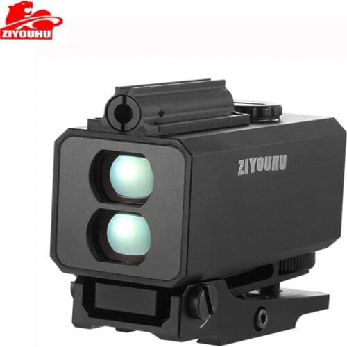 Mini Laser Infrared Riflescope Rangefinder for Hunting Shooting Distance Angle Speed Measurer Tactical Riflescope Mounted
