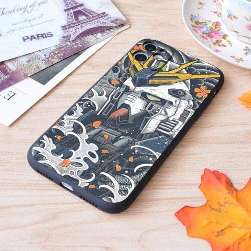 Nu Gundam Awesome Print Soft Silicone Matt Case For Apple iPhone Case