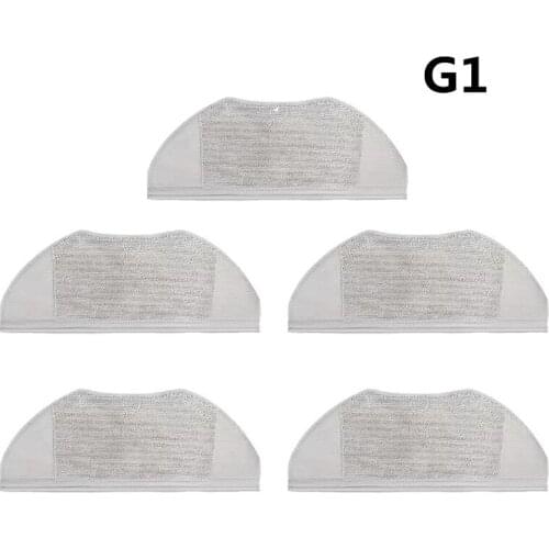 5pcs Washable Accessories Mop cloth For Xiaomi Mi Robot Vacuum-mop Essential G1/MJSTG1 Cleaner Parts Kits