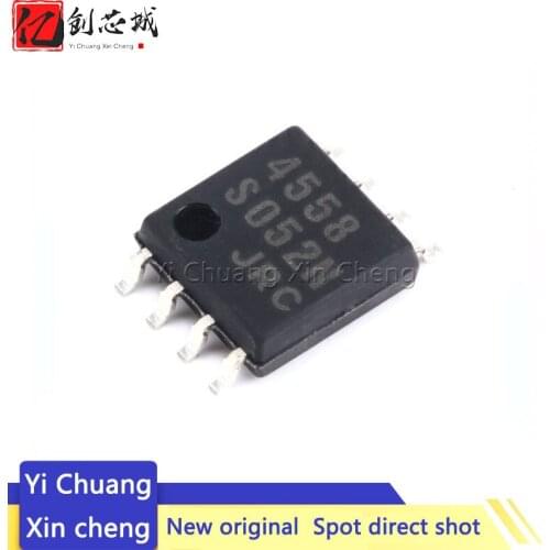 10PCS New Original NJM4558M Double Operational amplifier chip SOP-8