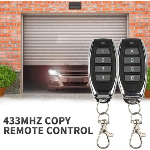 433MHZ Remote Controller Clone Fixed Learning Code Cloning Duplicator Key Fob Distance Remote Control For Gate Garage Door QBMY