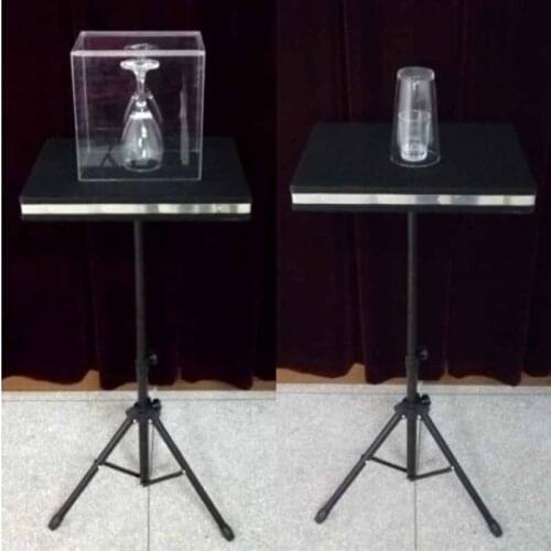 Remote Control Glass Breaking and Coin Into Glass Table Magic Tricks Funny Stage Magia Mentalism Illusion Gimmick Props Magica