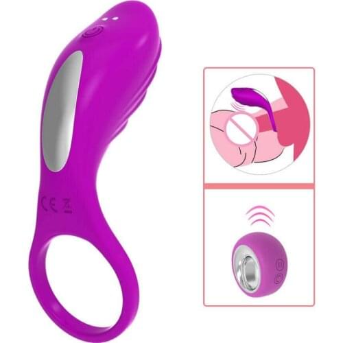 Sex Toy for Couples Remote Control Adult Products Penis Cock Ring Penis G-spot Ring Massage Sex Toys for Men Delay Ejaculation