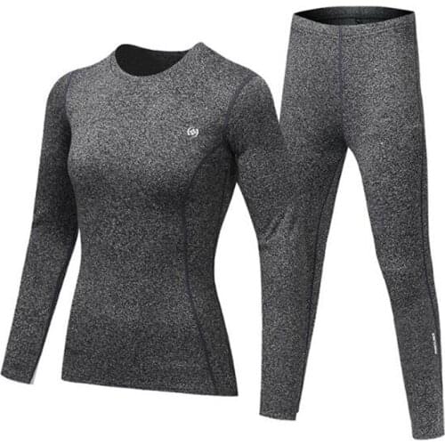 Motorcycle Jacket Thermal Underwear Windproof Base Layer Warm Shirts & Tops Bottom Fleece Set Winter Suit Riding Long Johons