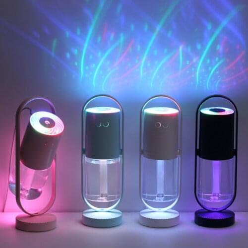 200ml Air Humidifier USB Essential Oil Aroma Diffuser Mist Maker with Colorful Night Light for Home Car Office Desktop