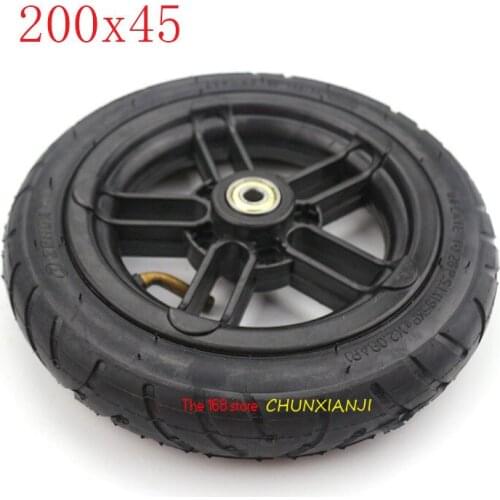Good Quality Electric Scooter Refitting Parts 8 Inch 200x45 Pneumatic Inner and Outer Tyres 8x1/4 Inch Inner and Outer Tyres