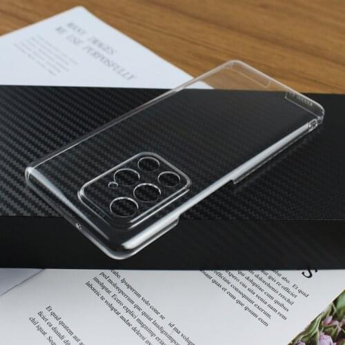 For Meizu 18 Pro 18pro 6.7" Hard PC Camera Protect Case Ultra Thin Clear Hard Plastic DIY Full Cover Protective Skin