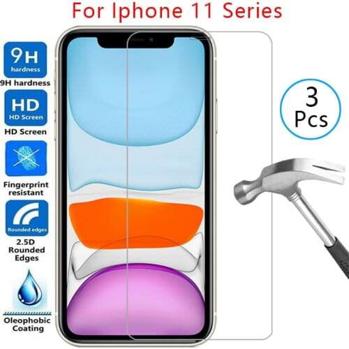 Tempered glass screen protector for iphone 11 pro max case cover on i phone iphone11 11pro mas 11promax protective coque bag 360