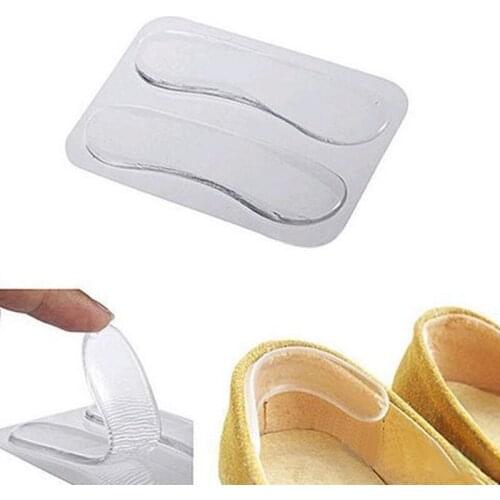 1Pair Rearfoot Invisible Silicone Anti-Slip High Heel Cushions Heel Back liner Shoes Silicone Insoles Shoe Cushion 892302
