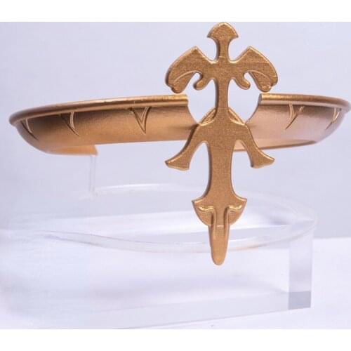 2021 Genshin Impact Cosplay Props Chinese Anime Figue Paimon Resin Material Gold 15cm Head Accessories for Men Women Costumes