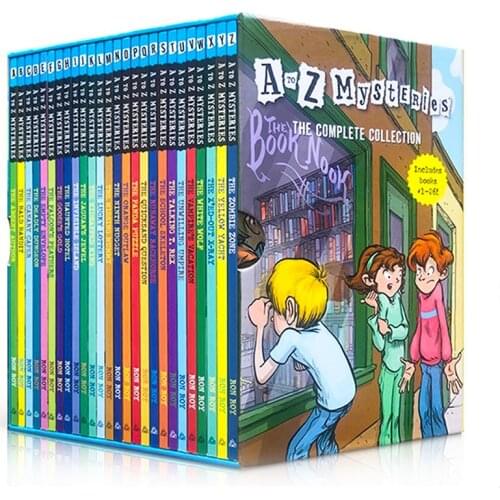 26 Books/set A To Z Mysteries Ron Roy Children Detective Reasoning Novel Childrens Elementary Chapter Novels English Book Sets