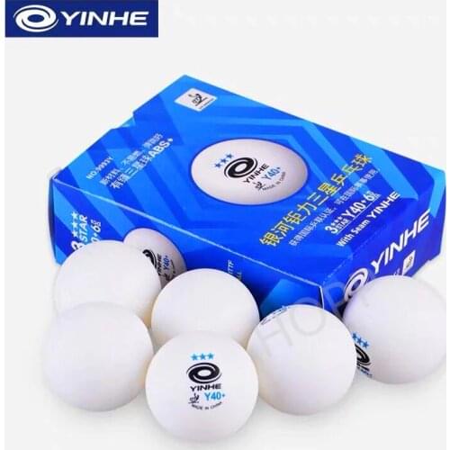 60 balls YINHE 3-star Y40+ table tennis ball ABS 40+ new plastic ITTF Approved YINHE ping pong balls