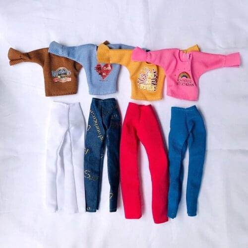 New Arrive Fashion Clothes For Barbie 8 Items/Lot Doll Accessories Kids Toys Dresses For Dolls DIY Birthday Christmas Present