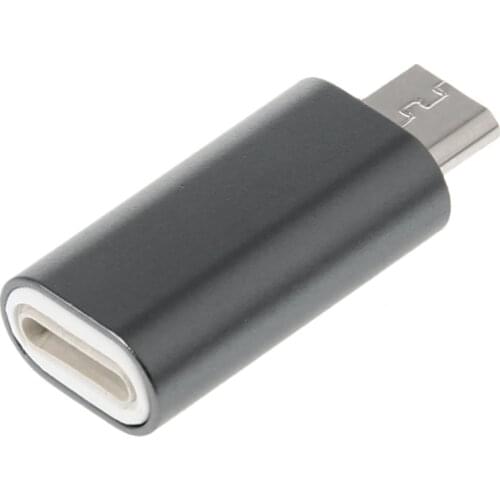 8Pin Lightning Female To Micro USB Male Adapter Converter For Android Cell Phone