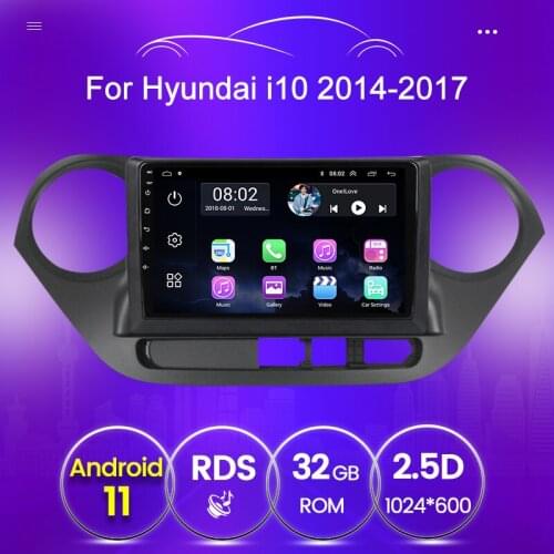 2GB RAM 32GB ROM Car Radio Multimedia Player For Hyundai Grand I10 2013 2014 2015 2016 audio GPS Navigation