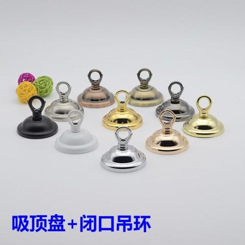 Bamboo paper lantern cage ceiling plate base Decorative hook hook rings Chandelier Lighting accessories DIY