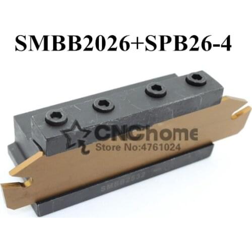 Free delivery of SPB26-4 NC cutter bar and SMBB2026 CNC turret set Lathe Machine cutting Tool Stand Holder For SP400 ZQMX4N11