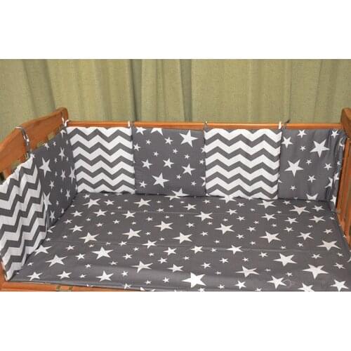 Baby Bumpers in The Crib Baby Bumper Bed Protector Cot Protection Breathable Baby Bed Cushion for Infant 6pcs/Pack 30x30cm