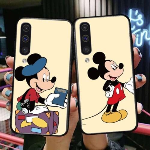 Disney Lovely Mouse Mickey Phone cover hull For SamSung Galaxy S 8 9 10 20 21 S30 Plus Edge E S20fe 5G Lite Ultra black soft
