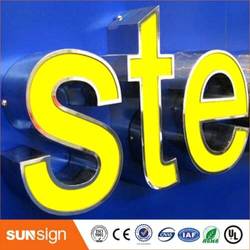 Custom LED letters sign for famous brand names logos