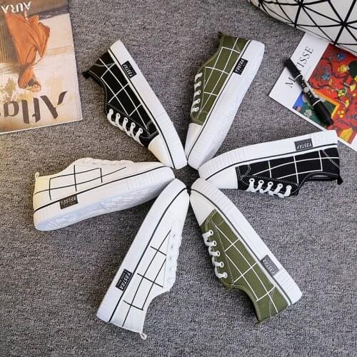 Spring Summer Women Sneakers Flat Platform Loafers Vulcanize Female Summer Canvas Shoes Fashion Denim Casual Shoes Geometric