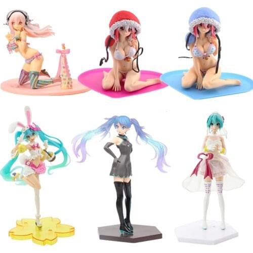 Hatsune Miku Doll Anime Hatsune Miku Lolita Hatsune Sakura PVC Action Doll Cute Girl Model Decoration Collection Toy Hatsune Dol