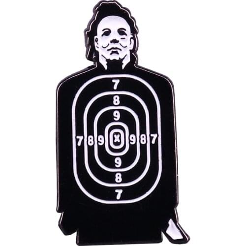 Myers Halloween Pin