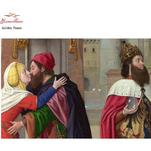 Golden Panno DMC DIY Cross stitch Needlework Sets For Embroidery kits Precise unprinted European Patterns Counted Cross-stitch