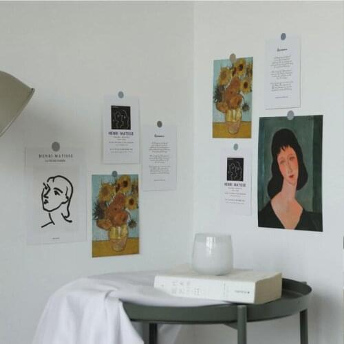 Nordic Decorative Cards Ins Style Wall Decoration Abstract Painting Decorative Card Painting Wall Stickers Decorative Painting