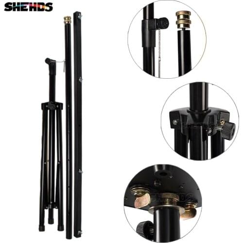 SHEHDS Professional Stage Portable Lighting Adjustable Height Cast Iron Tripod Can Be Used For Par Light Moving Head Light Serie