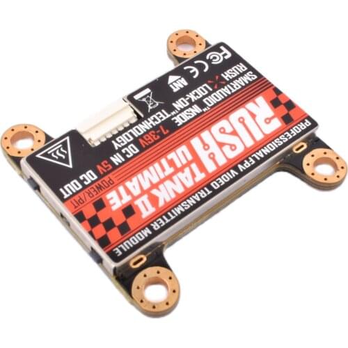 RUSH TANK II V2 5.8G 48CH Raceband PIT/25-800mW Switchable 2-8S VTX for RC FPV Racing Freestyle Nazgul5 Tyro129