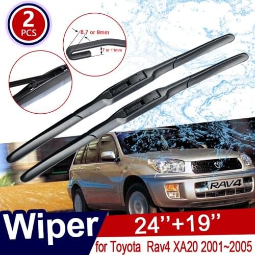 For Toyota Rav4 XA20 Rav 4 20 2001~2005 Car Wiper Blade Front Windshield Windscreen Wipers Car Accessories 2002 2003 2004