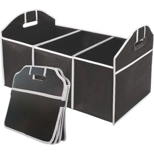 50*32.5cm Large Capacity Foldable Storage Bag Car Home Use Multi-function Multi-Pocket Organizer Trunk Stowing Tidying Container