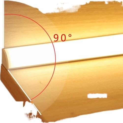 Cabinet surface mounted LED lamp light sensor light with wardrobe hanging cabinet jewelry display case at right angles to the co