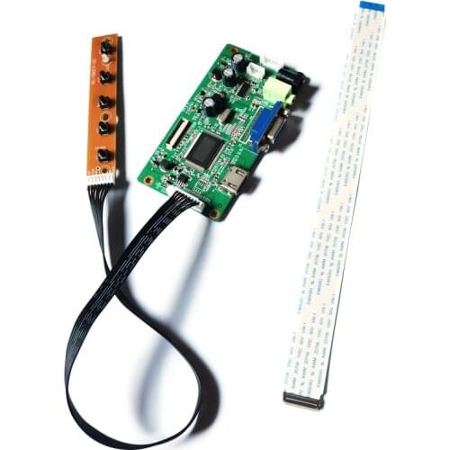 Fit NV125FHM/NV133FHM 30 Pin LED/LCD matrix eDP VGA 1920*1080 monitor controller drive board DIY kit