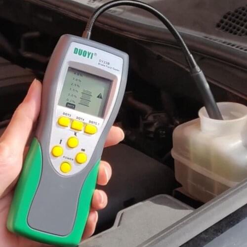 DY23/DY23B Accurate Test Automotive Water Content Check Universal Oil Quality DOT 3/4/5 Car Brake Fluid Tester