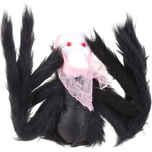 Halloween Spider Decoration Scary Giant Realistic Hairy Spiders Props for Indoor Outdoor Yard Decorations Party Decor