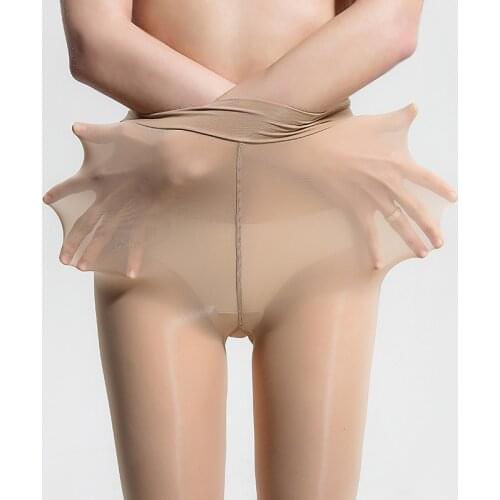 Shenku womens spring and summer thin silk stockings high waist elastic black color panties spring and autumn bottomed panties