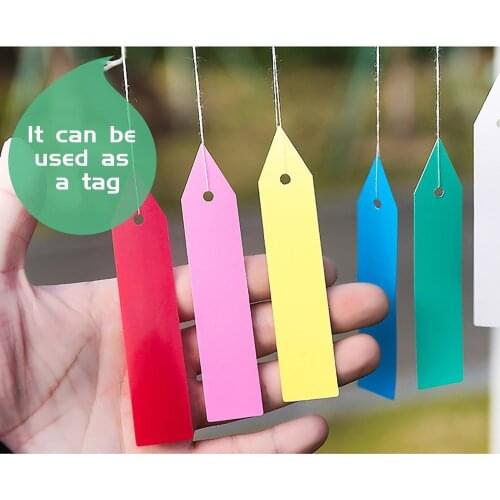 100Pcs Plastic Plant Markers Garden Accessories Waterproof Gardening Plant Labels Pot Multicolor Tags Garden Supply Dropshipping